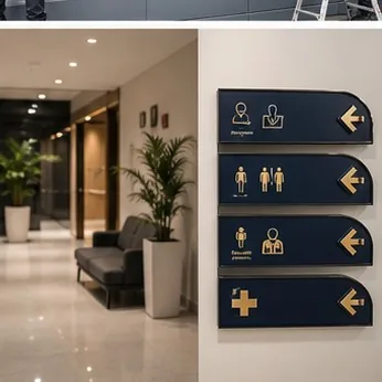 Clinic Wayfinding Signs